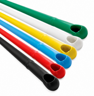 Glasvezel steel met kleurcode 140 cm